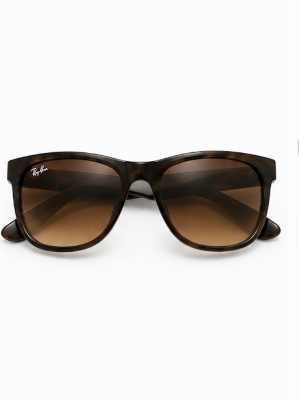 Ray-Ban RB4184 Square Sunglasses – Dark Tortoise/Brown Gradient
